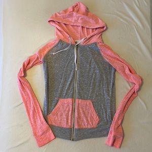 Hooded zip up